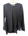 Wilt Size XS Black 70% full Long Sleeve solid color Round Neck Top Black / XS
