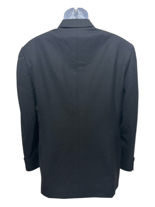 Canali Black Wool Solid Tuxedo Men's Suit Black / 50