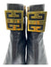 Givenchy Shoe Size 40 Black & Gold Leather Gold Tone Hardware Solid Booties Black & Gold / 40