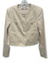 Veronica Beard Size 6 Cream White Lyocell blend Long Sleeve Button Front Jacket Cream White / 6