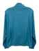 Peter Millar Size M Blue Cotton Solid Quarter Zip Sweatshirt Long Sleeve Shirt Blue / M