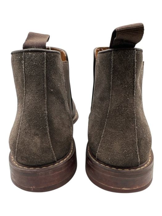 Nordstrom Shoe Size 10 Dark Gray Suede Solid Boot Men's Shoes Dark Gray / 10