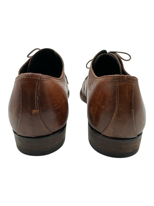 To Boot New York Shoe Size 10 AS IS Brown Leather Solid Dress Cap Toe Shoes Brown / 10