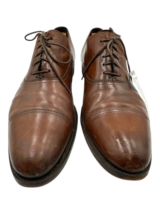 To Boot New York Shoe Size 10 AS IS Brown Leather Solid Dress Cap Toe Shoes Brown / 10