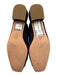 Ann Mashburn Shoe Size 38 Navy Blue Suede leather Square Toe Buckle Mules Flats Navy Blue / 38