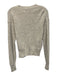 Buck Mason Size Small Beige Cotton Long Sleeve Crochet Ribbed Sweater Beige / Small