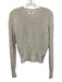 Buck Mason Size Small Beige Cotton Long Sleeve Crochet Ribbed Sweater Beige / Small