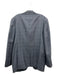 Canali Blue Wool Plaid 2 Button Men's Blazer Blue / 56
