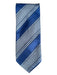 Canali Blue & Gray Silk Striped Men's Ties Blue & Gray