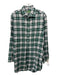 Sid Mashburn Size M Green & Multi Cotton Plaid Button Down Long Sleeve Shirt Green & Multi / M