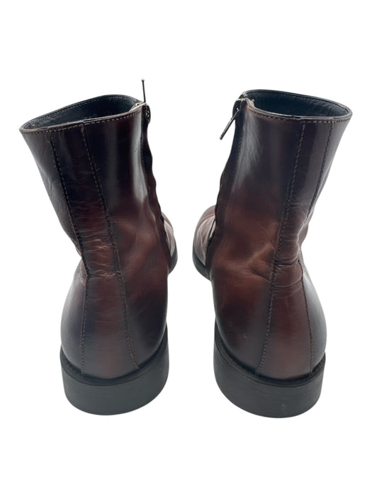 To Boot New York Shoe Size 10 AS IS Brown Leather Side Zip Men's Boots Brown / 10