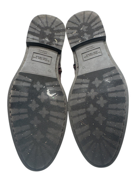 To Boot New York Shoe Size 10 AS IS Brown Leather Side Zip Men's Boots Brown / 10