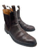 Bow-Tie Shoe Size 9 AS IS Brown Leather Stacked Heel Chelsea Men's Boots Brown / 9