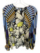 Blank London Size S Multi Viscose Sheer Abstract Floral Long Sleeve Blouse Multi / S