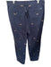 Izod Size 32/32 Navy Cotton Dog Print Straight Leg zipper accent Men's Pants Navy / 32/32