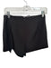 NBD Size S Black Polyester Blend Wrap & button Skort Tie Zipper Shorts Black / S
