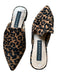 Steve Madden Shoe Size 6 Leopard Print Backless Suede Slight Heel Mules Leopard Print / 6