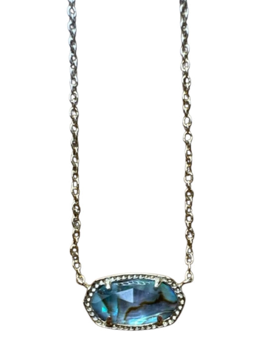 Kendra Scott Gold & Multi Pendant Short Clasp Necklace Gold & Multi