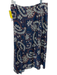 A.L.C. Size 6/8 navy blue & multi Viscose Button Down Pasley Wrap Maxi Top navy blue & multi / 6/8