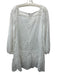 Evarae Size 10 White Polyester Long Sleeve Crochet Lace Scalloped Edge Dress White / 10