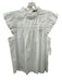 Sea New York Size Medium White Cotton Ruffle Cap Sleeve Pleated Top White / Medium