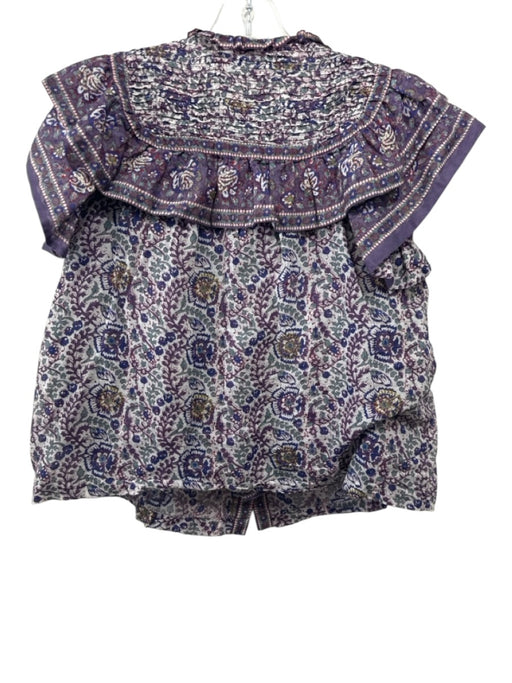 Sea New York Size Medium Purple, Blue, Green Cotton Short Sleeve Short Set Purple, Blue, Green / Medium