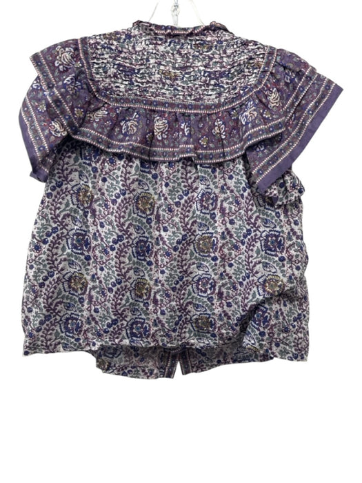 Sea New York Size Medium Purple, Blue, Green Cotton Short Sleeve Short Set Purple, Blue, Green / Medium