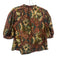 Ulla Johnson Size 10 Orange, Yellow, Brown Cotton Short Puff Sleeve Top Orange, Yellow, Brown / 10