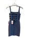 Tiger Mist Size XS Periwinkle Polyester & Spandex Square Neck Sleeveless Dress Periwinkle / XS