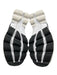 On Cloud Shoe Size 8 Black & White Synthetic Low Top Men's Shoes Black & White / 8