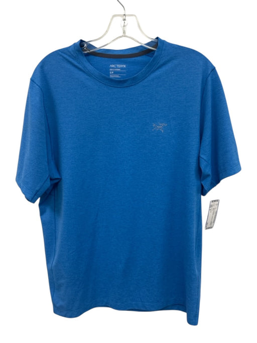 Arcteryx Size S Blue Polyester Heathered Men's Short Sleeve Blue / S