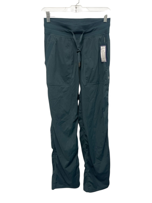 Lululemon Size 4 Emerald Green Missing Fabric Tag Pocketed Athletic Pants Emerald Green / 4