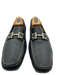 Salvatore Ferragamo Shoe Size 9 AS IS Navy Leather Solid Loafer Horsebit Shoes Navy / 9