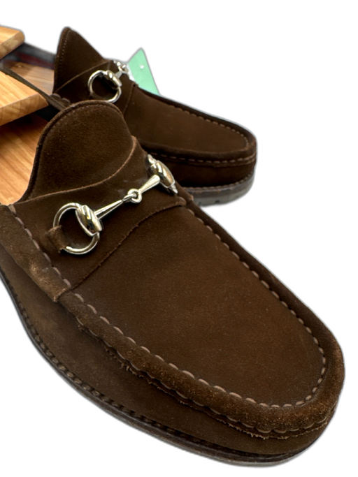 Gucci Shoe Size 9 Brown Suede Loafer Men's Shoes Brown / 9