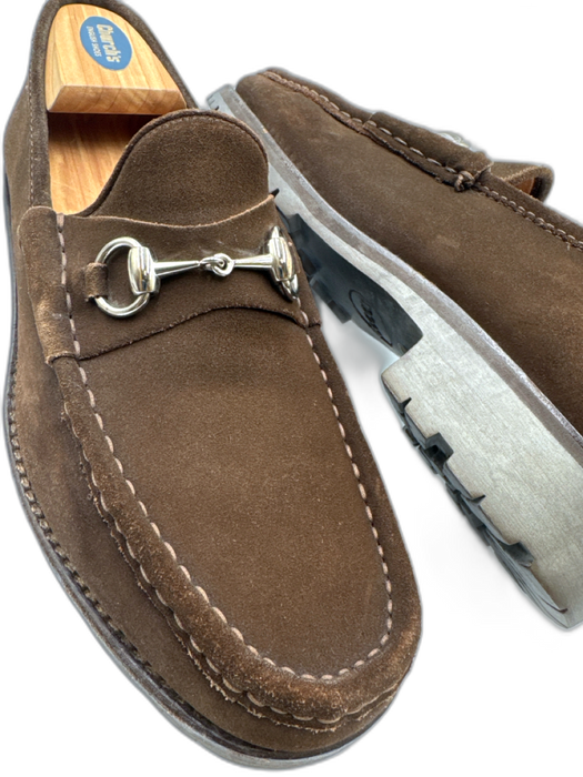 Gucci Shoe Size 9 Brown Suede Loafer Men's Shoes Brown / 9