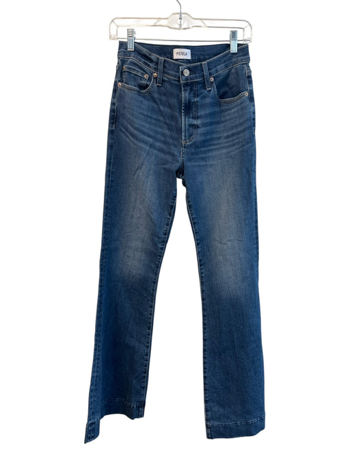 Pistola Size 28 Medium dark wash Cotton High Rise Flare 5 Pocket Jeans Medium dark wash / 28