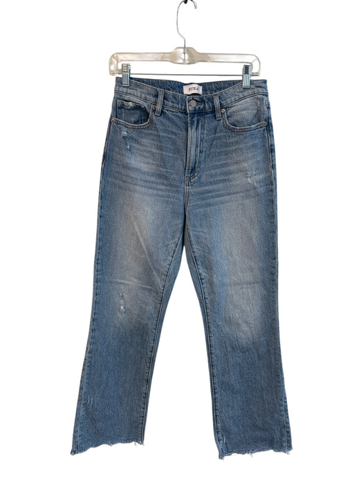 Pistola Size 26 Medium light wash Cotton High Rise Distressed 5 Pocket Jeans Medium light wash / 26