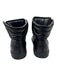 Philipp Plein Shoe Size 38 Black Leather High Rise lace up Skull Boots Black / 38