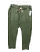 Oneteaspoon Size XS Army Green Cotton Elastic & Drawstring Waist Pocketed Pants Army Green / XS