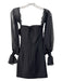 Lavish Alice Size 4 Black Polyester Blend Fabric Block chiffon Long Sleeve Dress Black / 4