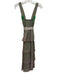 Show Me Your Mumu Size S Green & Pink Polyester Ruched Front Flowers Maxi Dress Green & Pink / S