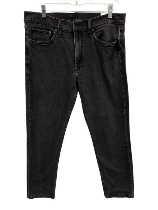 Rag & Bone Size 34 Faded Black Cotton Blend Solid Jean Men's Pants Faded Black / 34
