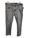 AG Size 36 Light Gray Cotton Blend Solid Jean Men's Pants Light Gray / 36
