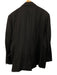Theory Black Wool Blend Solid 2 Button Men's Suit Black / 46R
