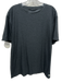 Vuori Size Est L Dark Gray Synthetic Heathered T shirt Athleisure Short Sleeve Dark Gray / Est L