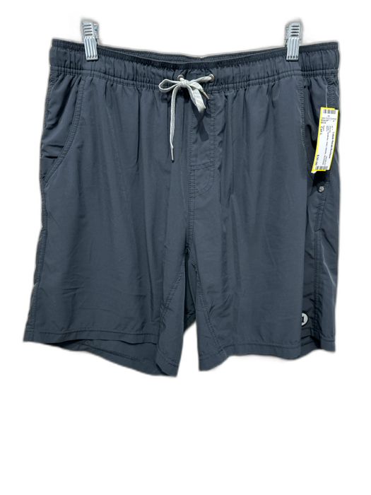 Vuori Size Est L Gray Synthetic Solid Athletic Men's Shorts Gray / Est L