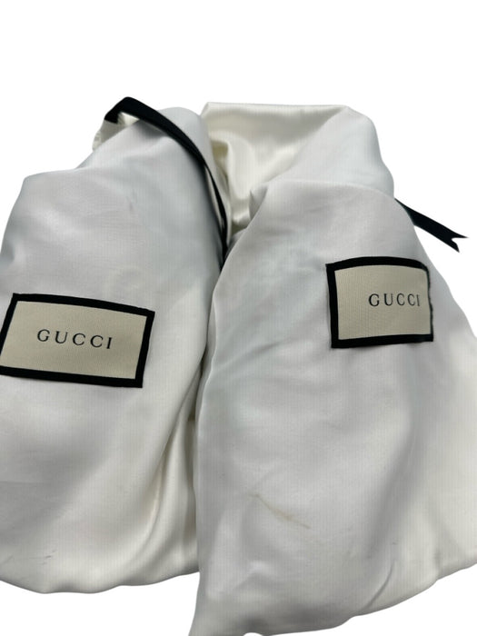 Gucci Shoe Size 10 AS IS Black Leather Solid Dress Buckle Detail Men's Shoes Black / 10
