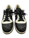 Gucci Shoe Size 9.5 AS IS Black & White Leather Solid Sneaker Men's Shoes Black & White / 9.5