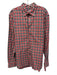 Johnnie O Size L Red, White & Blue Cotton Plaid Button Up Long Sleeve Shirt Red, White & Blue / L