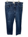 Frame Size 36 Dark Wash Cotton Blend Solid Distressed Jean Men's Pants Dark Wash / 36